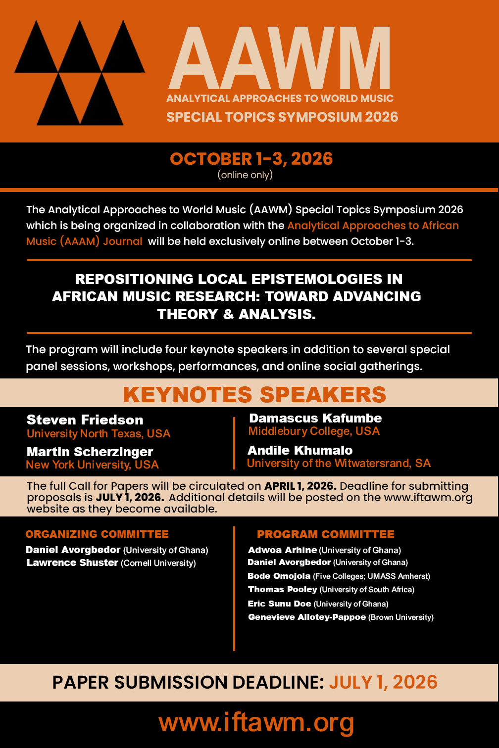 AAWM Africa Call for Papers
